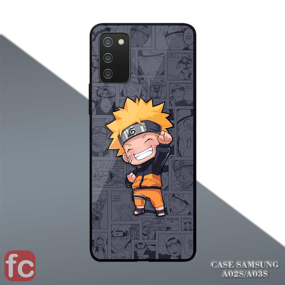 Case Hd Glossy Samsung A02S A03S |FR62 Anime Naruto | Casing Kesing A02s A03s | Freedom Case Kilau |