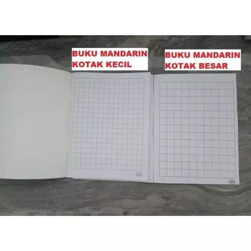 ISI 10 PCS BUKU KOTAK KECIL SEDANG BESAR / BUKU STRIMIN / BUKU TULIS KOTAK