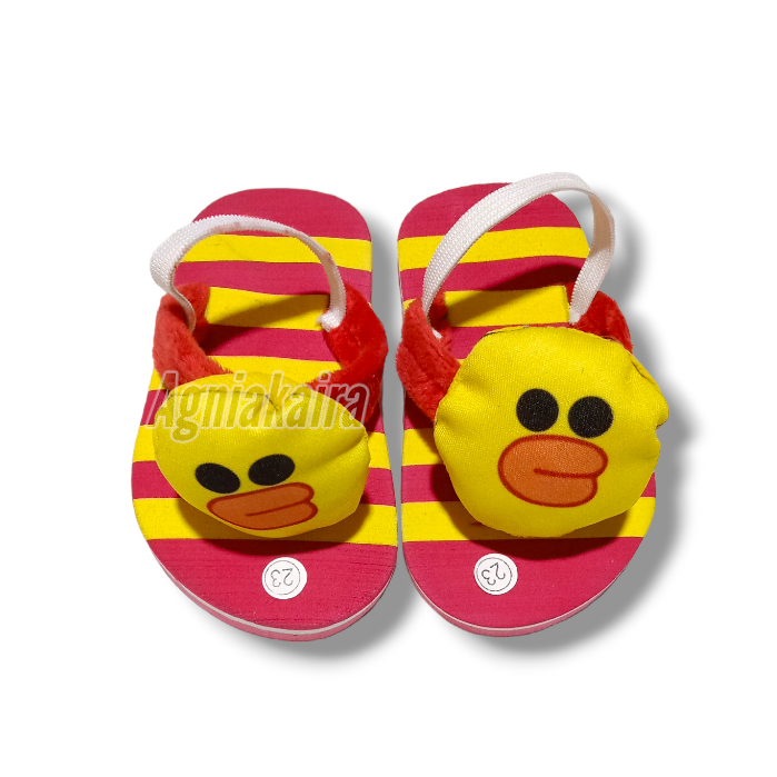 Sandal Bayi Motif BONEKA DUCK Terbaru Lucu