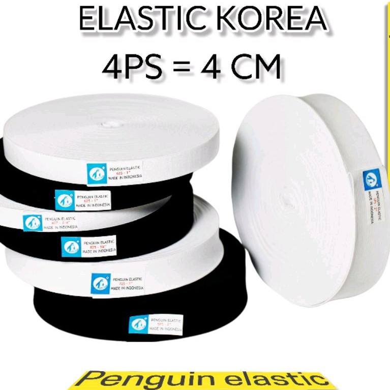 ( 36 yard ) Karet Penguin 4PS Ukuran 4cm -Original