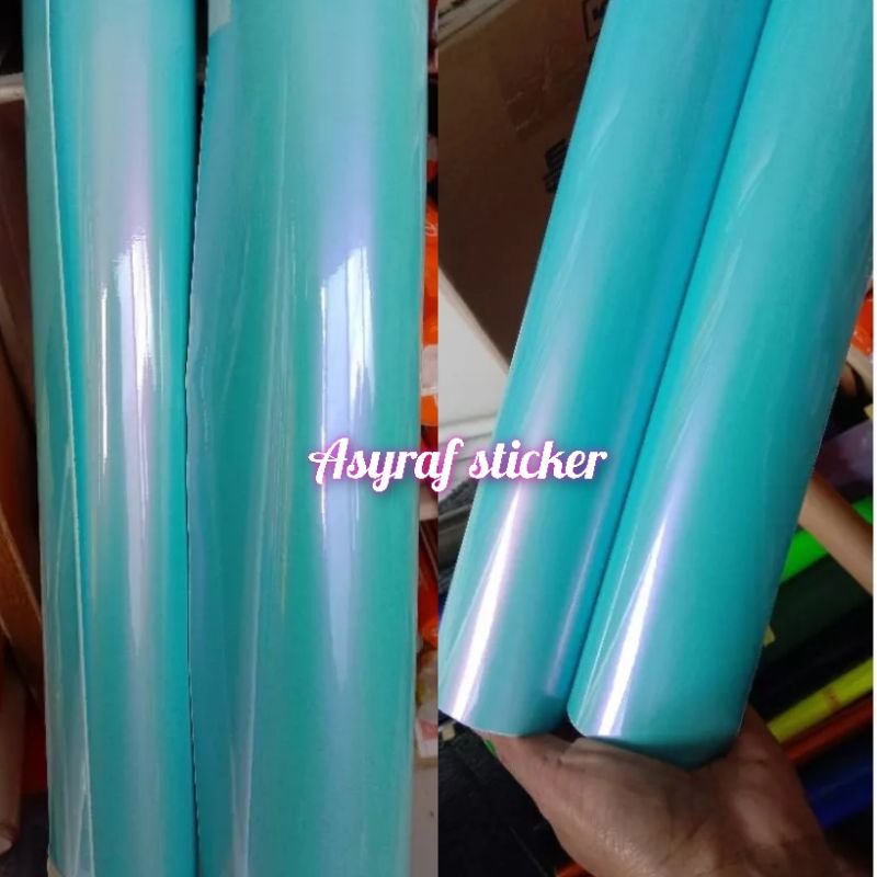 Sticker Skotlet ice blue lembayungSkotlet Motor ice blue lembayung