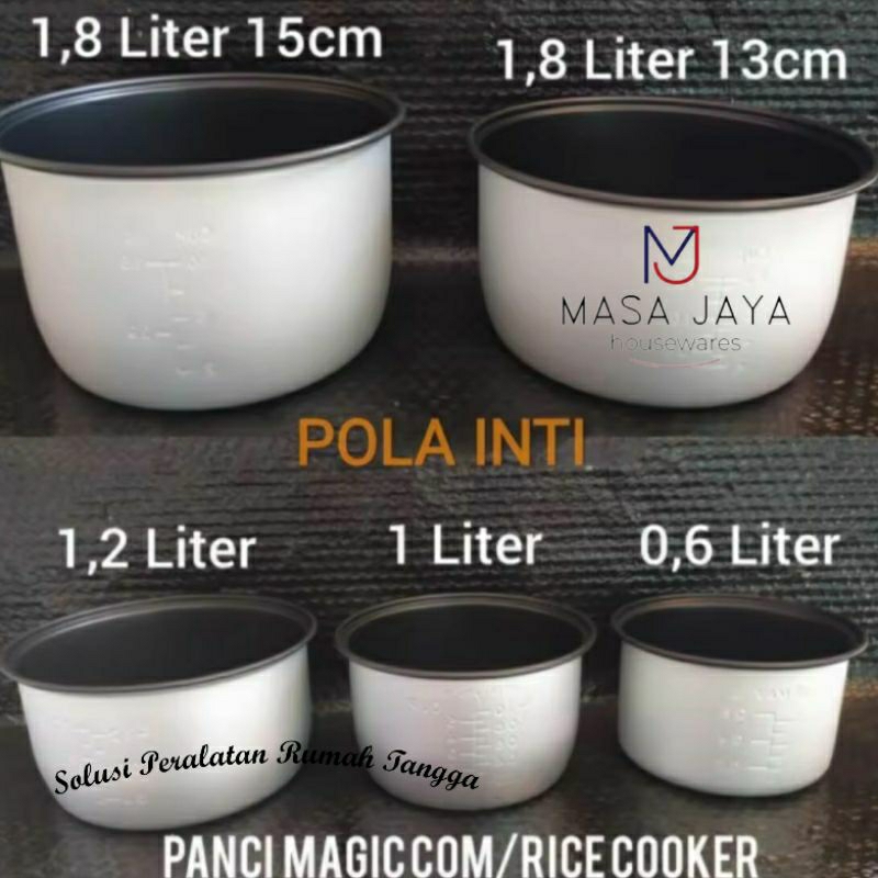 panci magic com Miyako original berbagai ukuran anti lengket