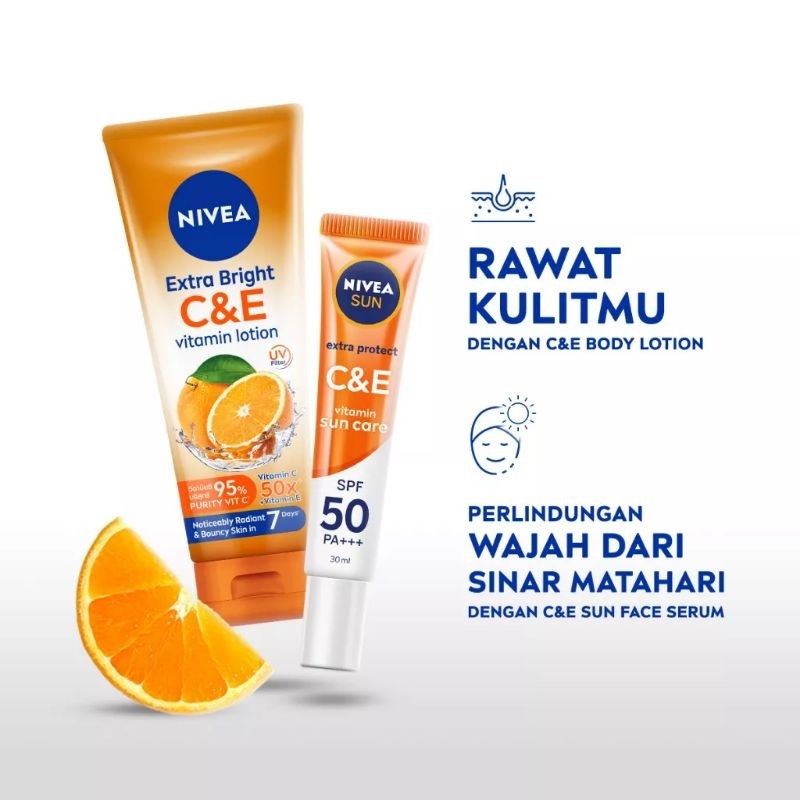 NIVEA Extra Bright C&amp;E Vitamin Lotion 180mL