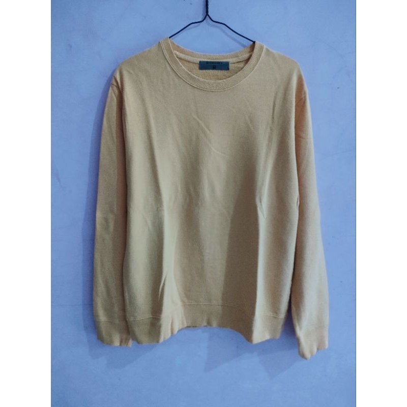 CREWNECK GIORDANO KUNING ORIGINAL