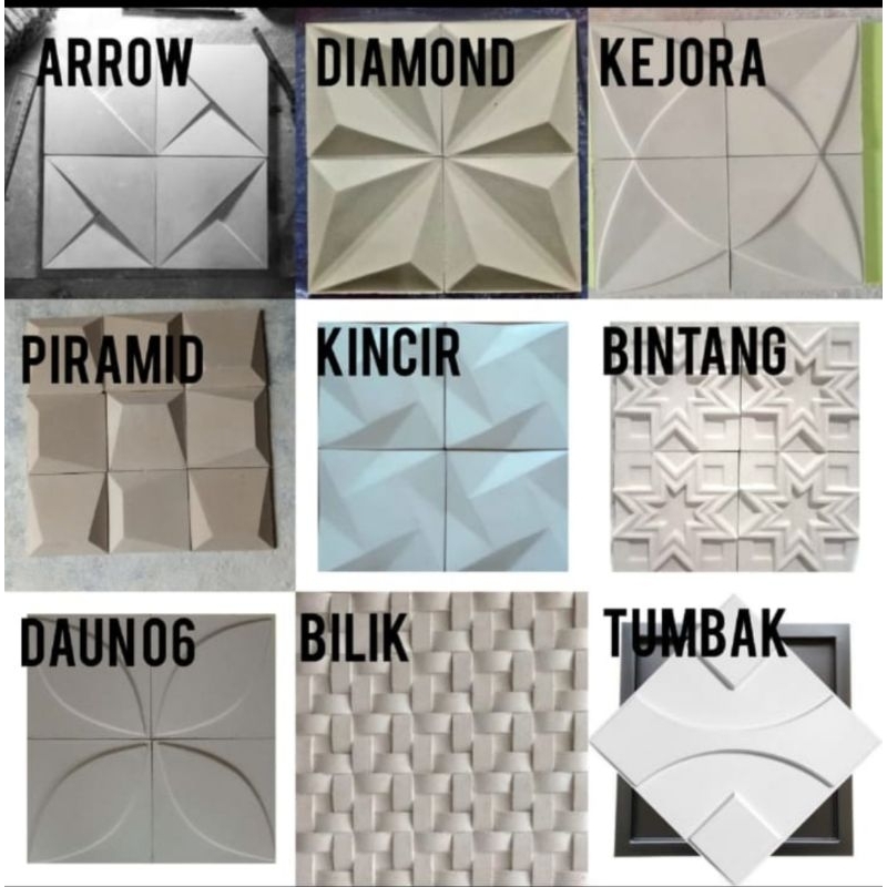 roster loster Ornamen beton tempel