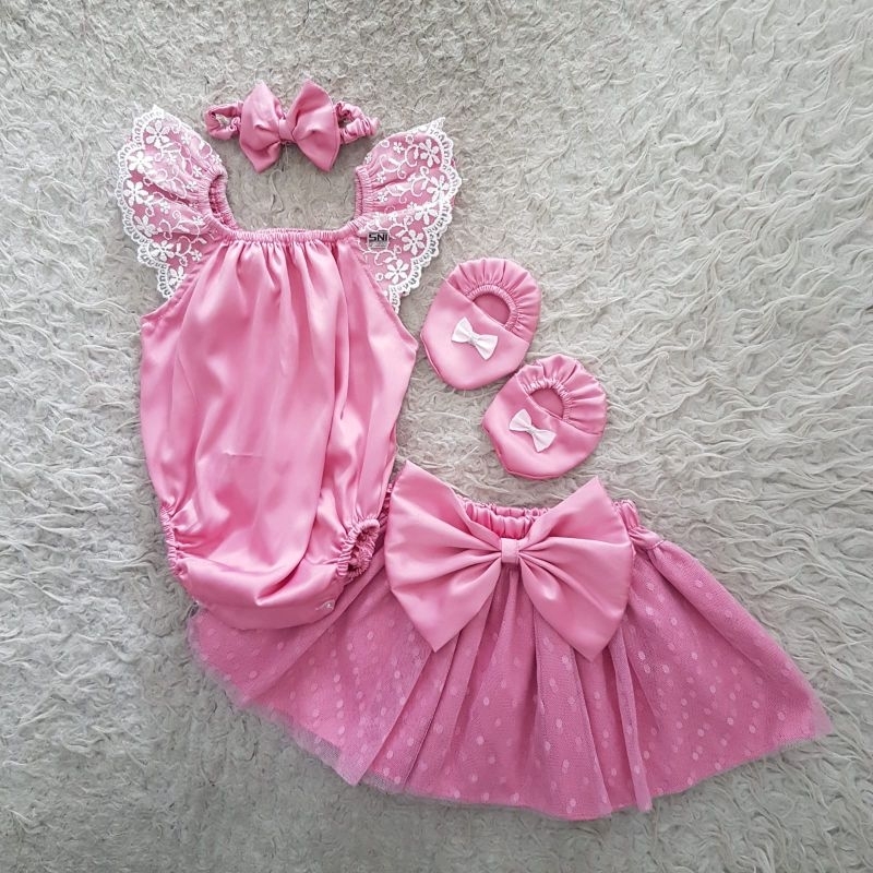 Baju Bayi Brenda tutu skirt