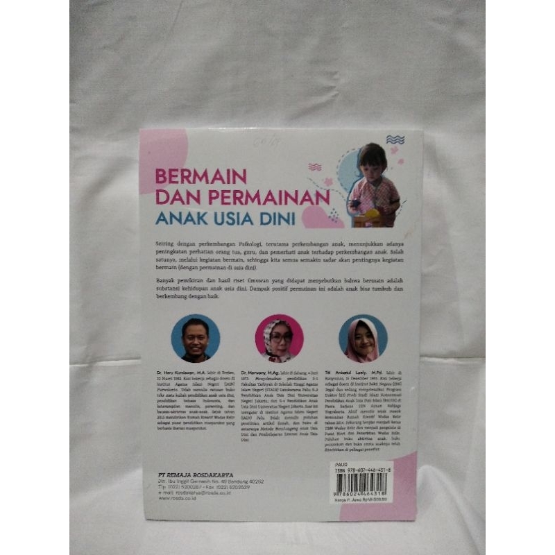 (ORIGINAL) BUKU BERMAIN DAN PERMAINAN ANAK USIA DINI HERU KURNIAWAN