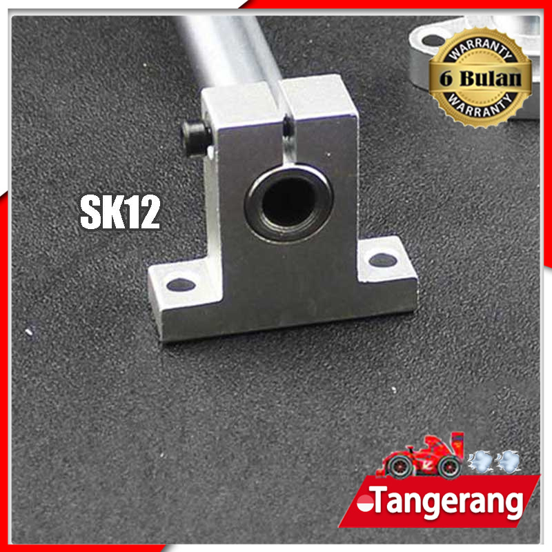 Vertical Axis Bracket Holder Linear SK12 Linear Rail Shaft Support Unit for 12mm Rail 3D Printer CNC