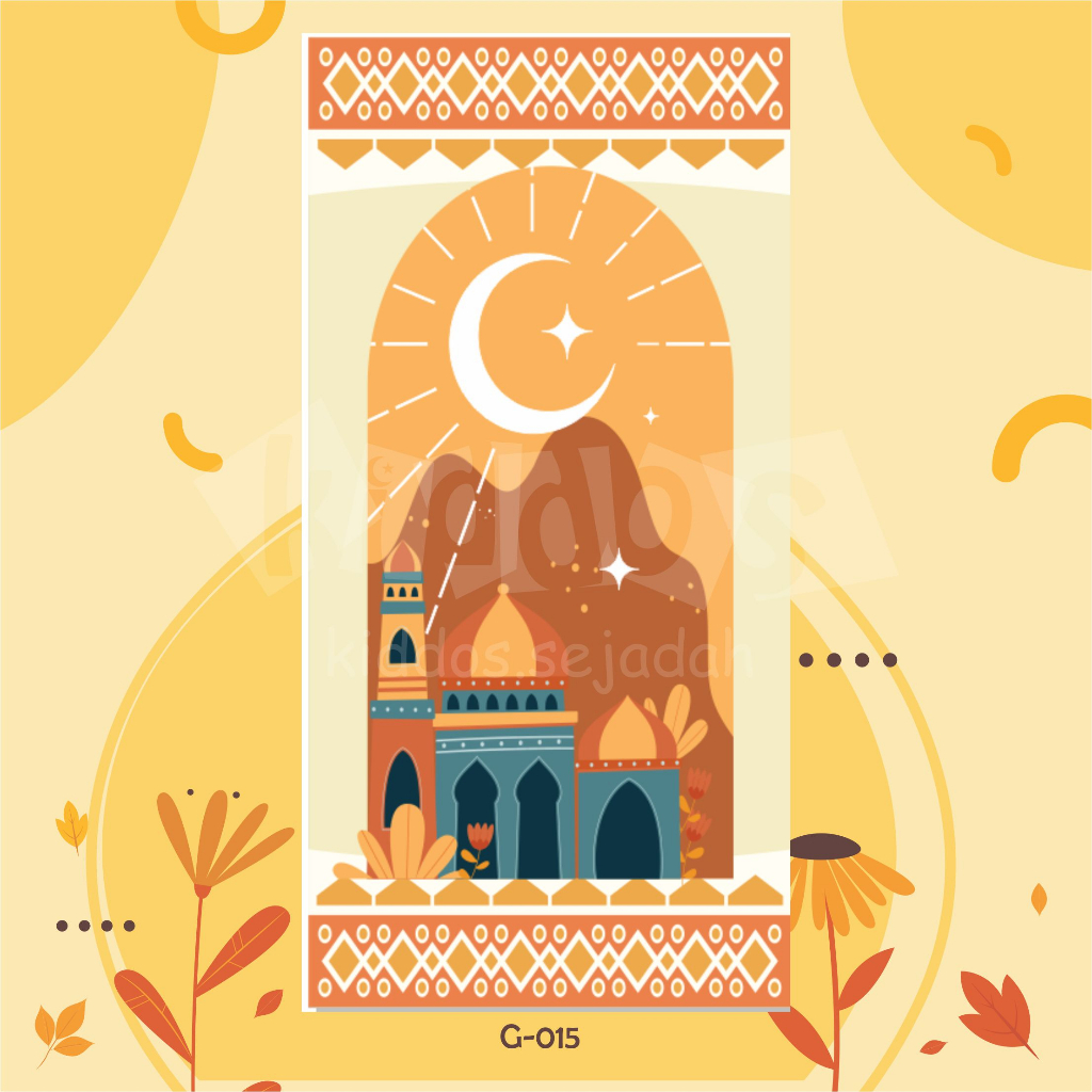 G-015 SEJADAH ANAK PEREMPUAN/ SEJADAH PRINTING/ SEJADAH CUSTOM NAMA/ SEJADAH ANTI SLIP