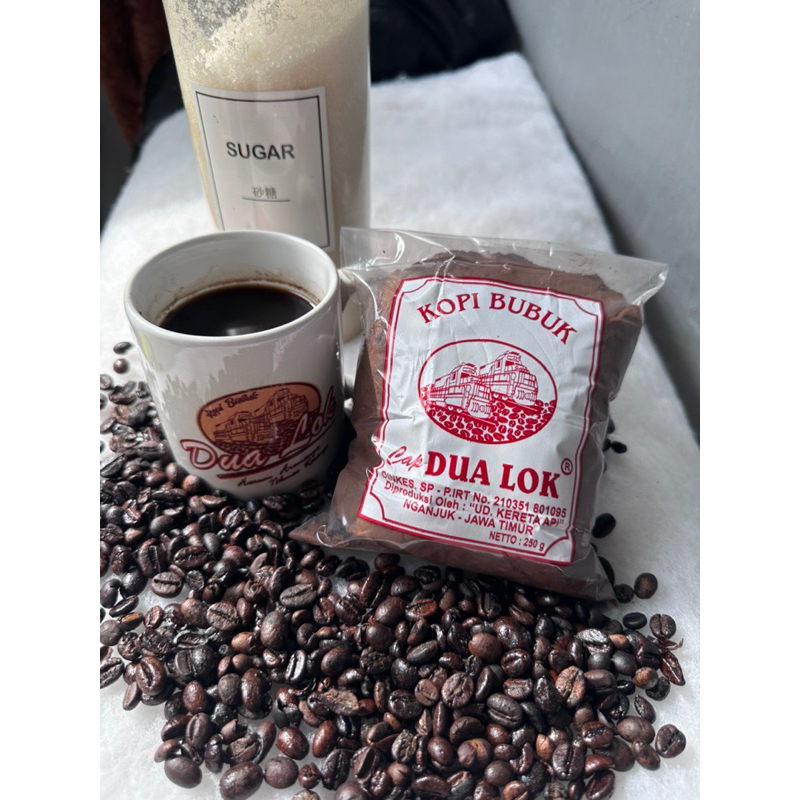 

Kopi Bubuk DUA LOK Putih 250gr