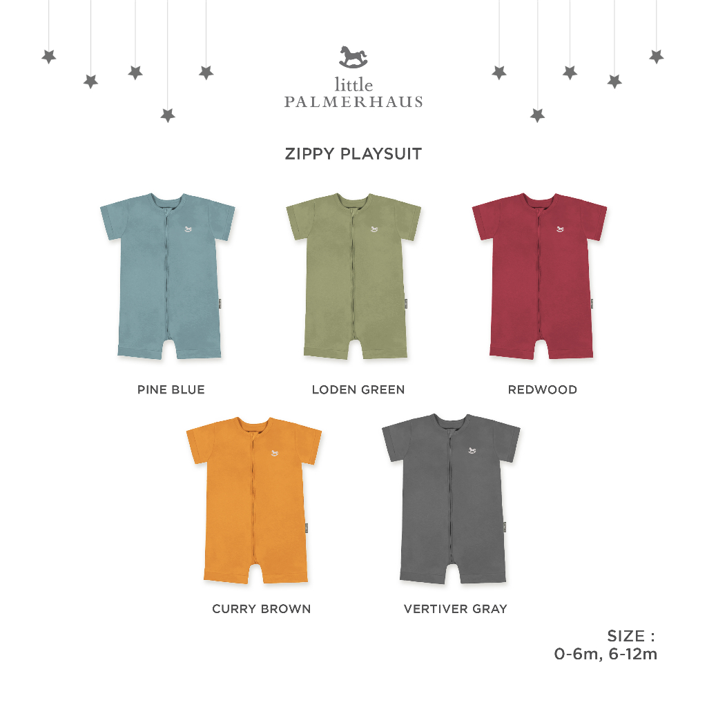 Little Palmerhaus - Zippy Playsuit / Jumper Bayi 0-24 Bulan