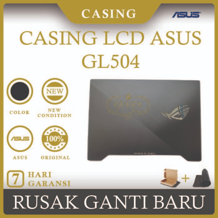 CASING COVER LCD LAPTOP ASUS ROG GL504 ORIGINAL