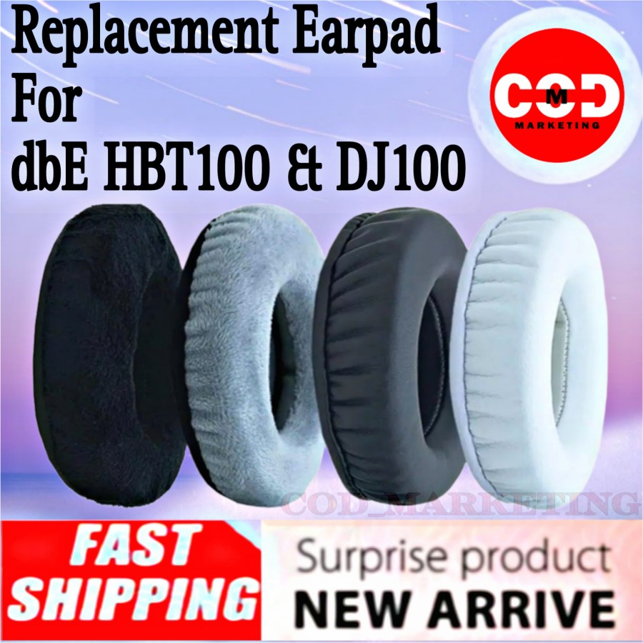 Pad Bantalan Busa Earcup dbE HBT100 DJ100 HBT-100 DJ-100 HBT DJ 100 Foam Earpad Cushion