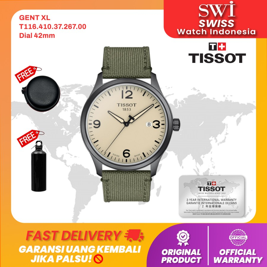 Jam Tangan Pria Tissot T116.410.37.267.00 Gent XL