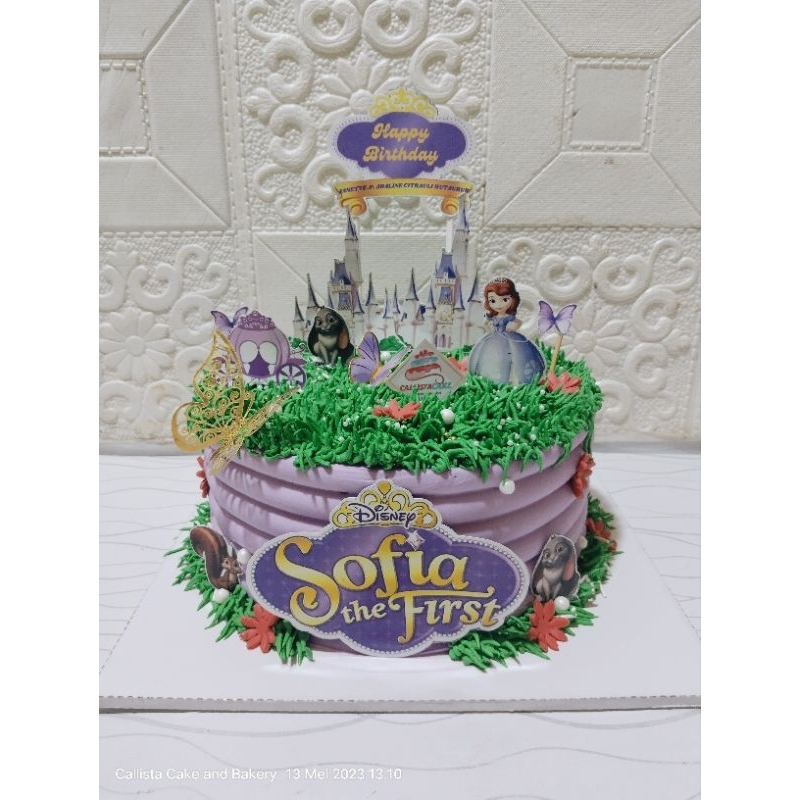 

Cake Ultah Sofia The First / cake birthday/ kue ulang tahun