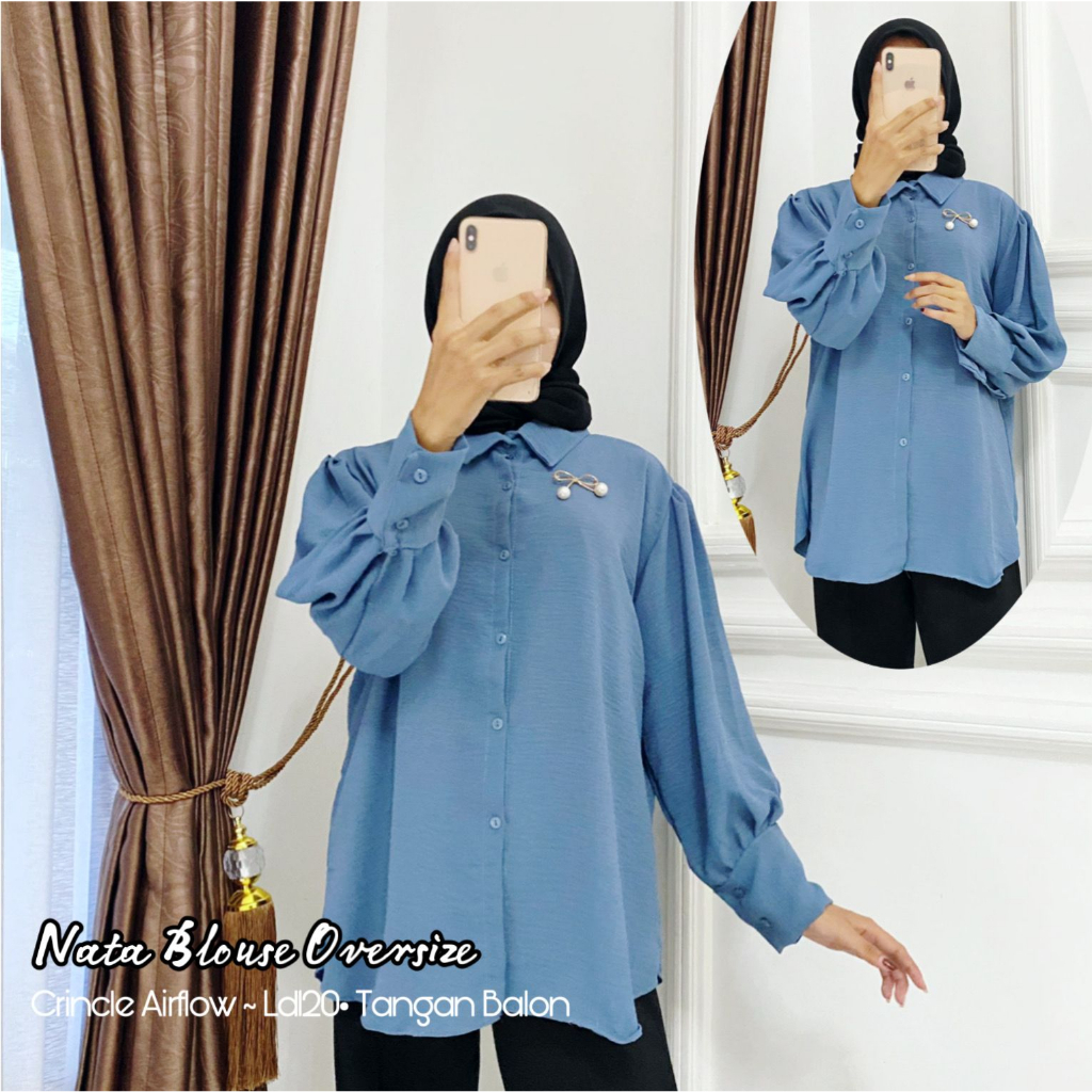 NATA BLOUSE OVERSIZE LD 120CM // ATASAN WANITA JUMBO