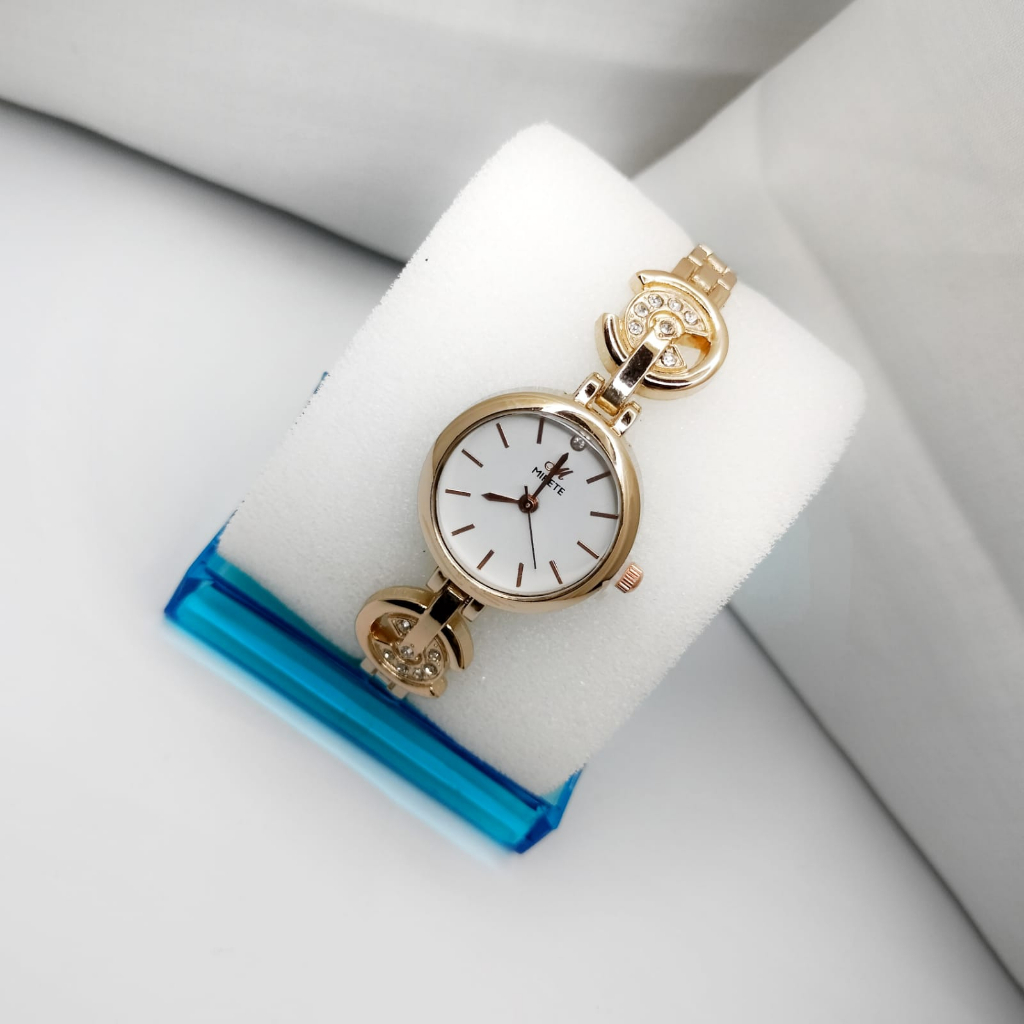 JAM TANGAN RANTAI EMAS WANITA ELEGAN