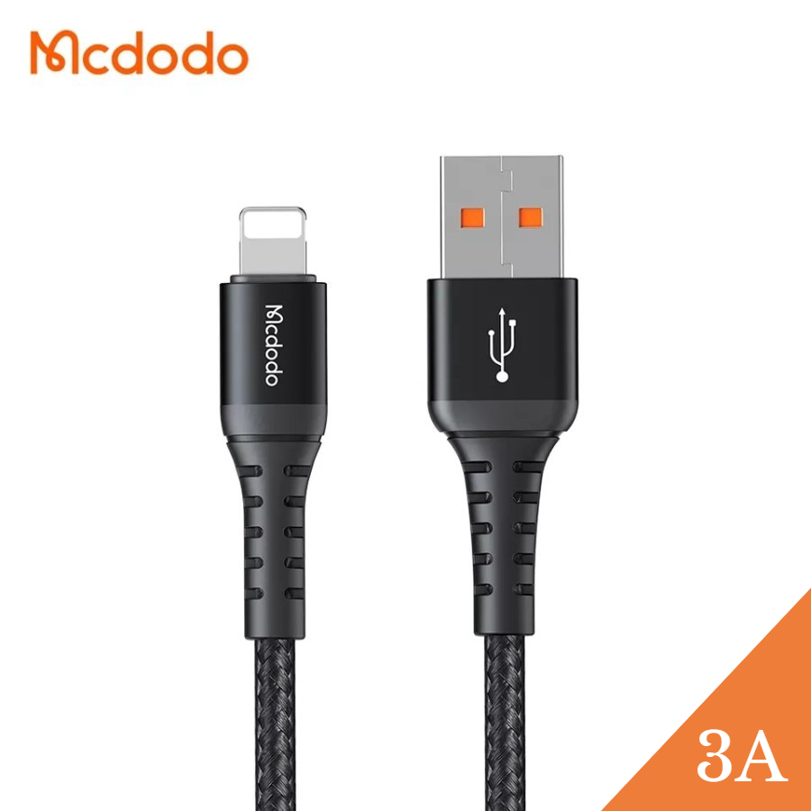 MCDODO Kabel Data Fast Charger USB To Lightning 3A iPhone 6 7 8