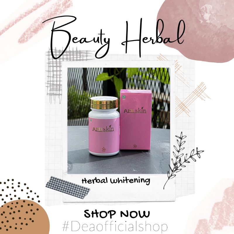 APUSKIN Suplemen Pemutih Badan BPOM BEST SELLER