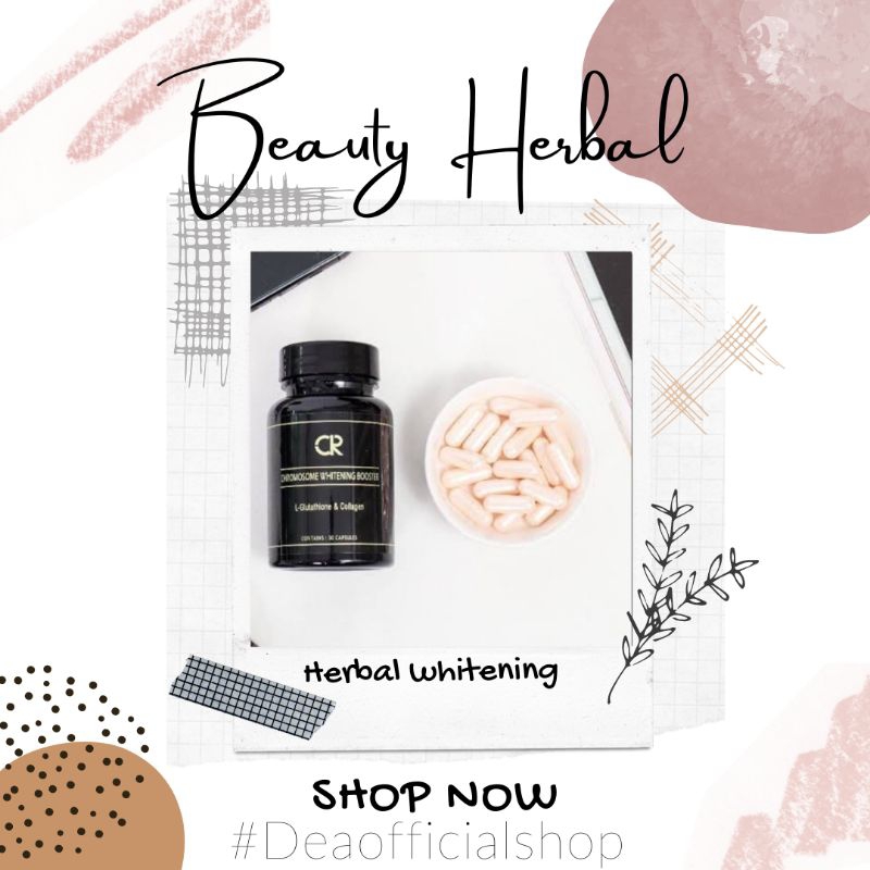 CHROMOSOME WHITENING BOOSTER ISI 30KAPSUL TERLARIS // SUPLEMEN PEMUTIH