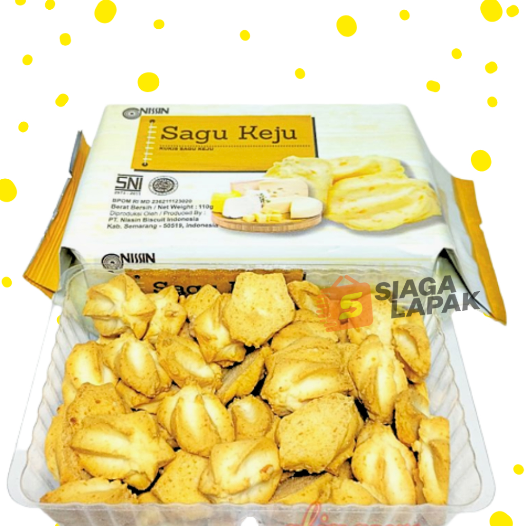 

Nissin Sagu Keju 110gr Kukis Cheese Cookies