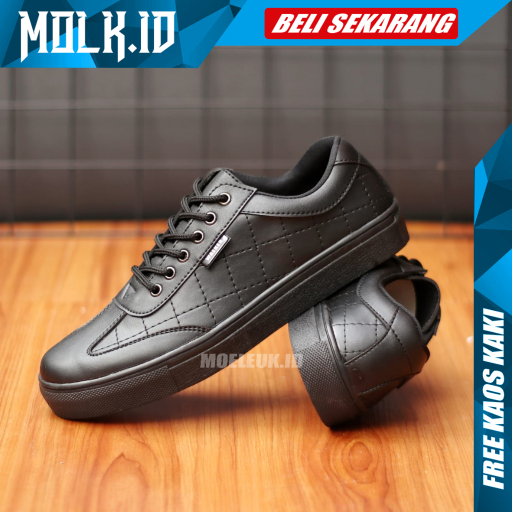 MOLK Sepatu Formal Pria Casual Kerja Kantor Original Trendy