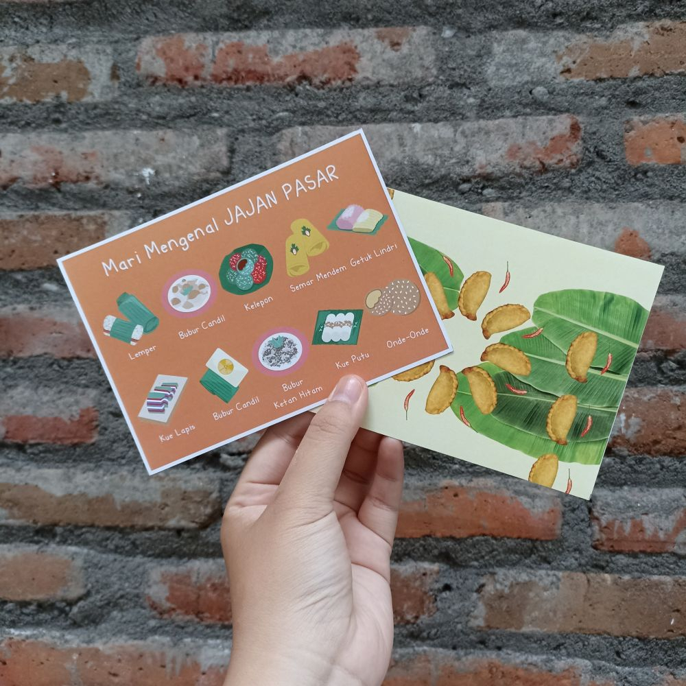 

SENANGSENANG Postcard / Kartu Pos Ilustrasi