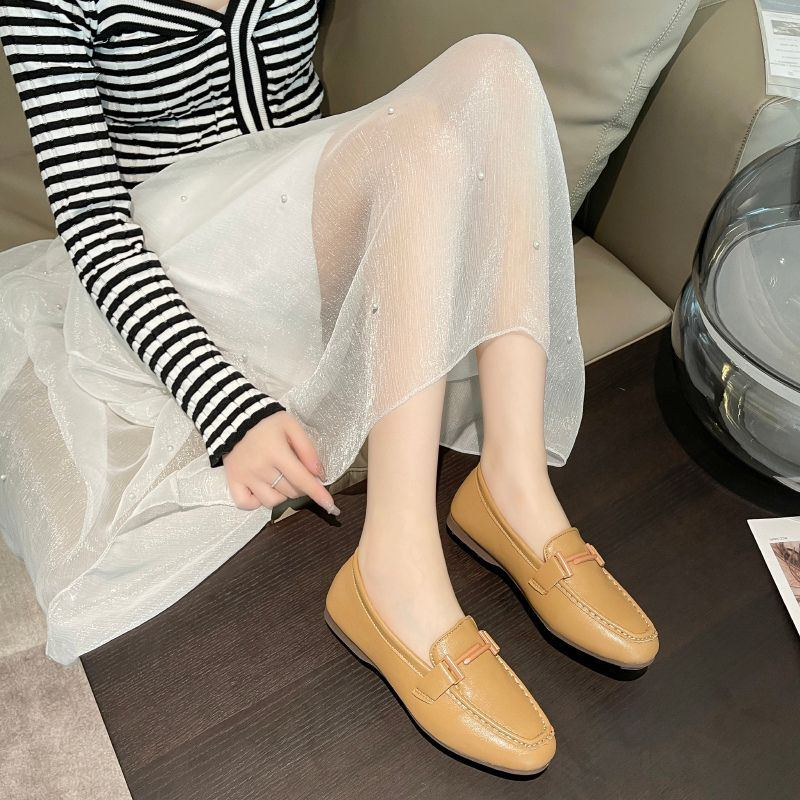 DDS24377 Flat Shoes Wanita Fashion Import Sepatu Kerja Slip On Bisa COD (With Box)