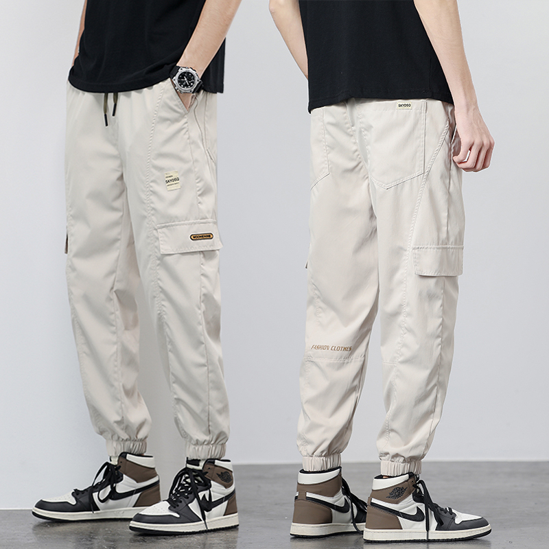 Celana Cargo Pria hitam Celana Panjang Pria Murah Korean Style Celana Joger Kulot Santai Pria Oversize Sweatpants Jogger Unisex Loose Straight Pants