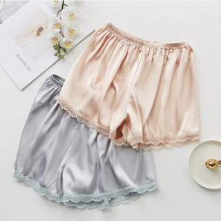 GO!CP1267 Celana Pendek Wanita Seksi Celana Tidur Santai Lembut Bahan Satin Import