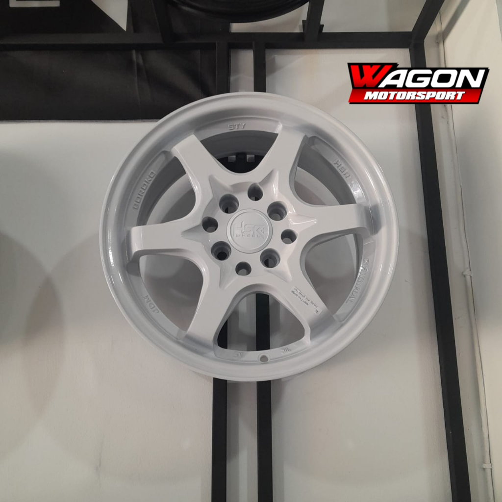 Pelek mobil Ring 15 HSR STY cocok untuk Brio Agya Sigra Yaris
