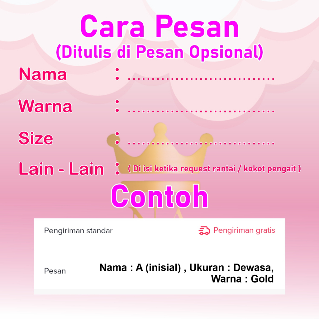 Kalung Custom Inisial Nama Titanium Anti Karat Bisa Request Sesuai Inisial Nama Kamu