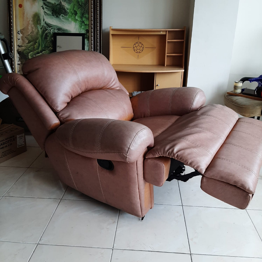 Sofa Recliner 1 Dudukan Rocking / Bisa Goyang