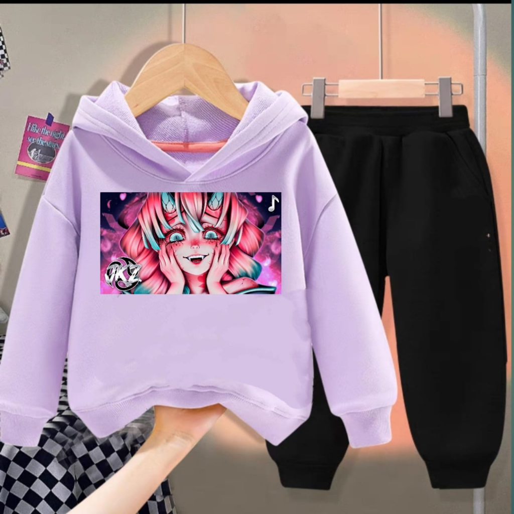 PAKAIAN ANAK ANAK 1 SET CELANA DAN SWEATER MITSURI