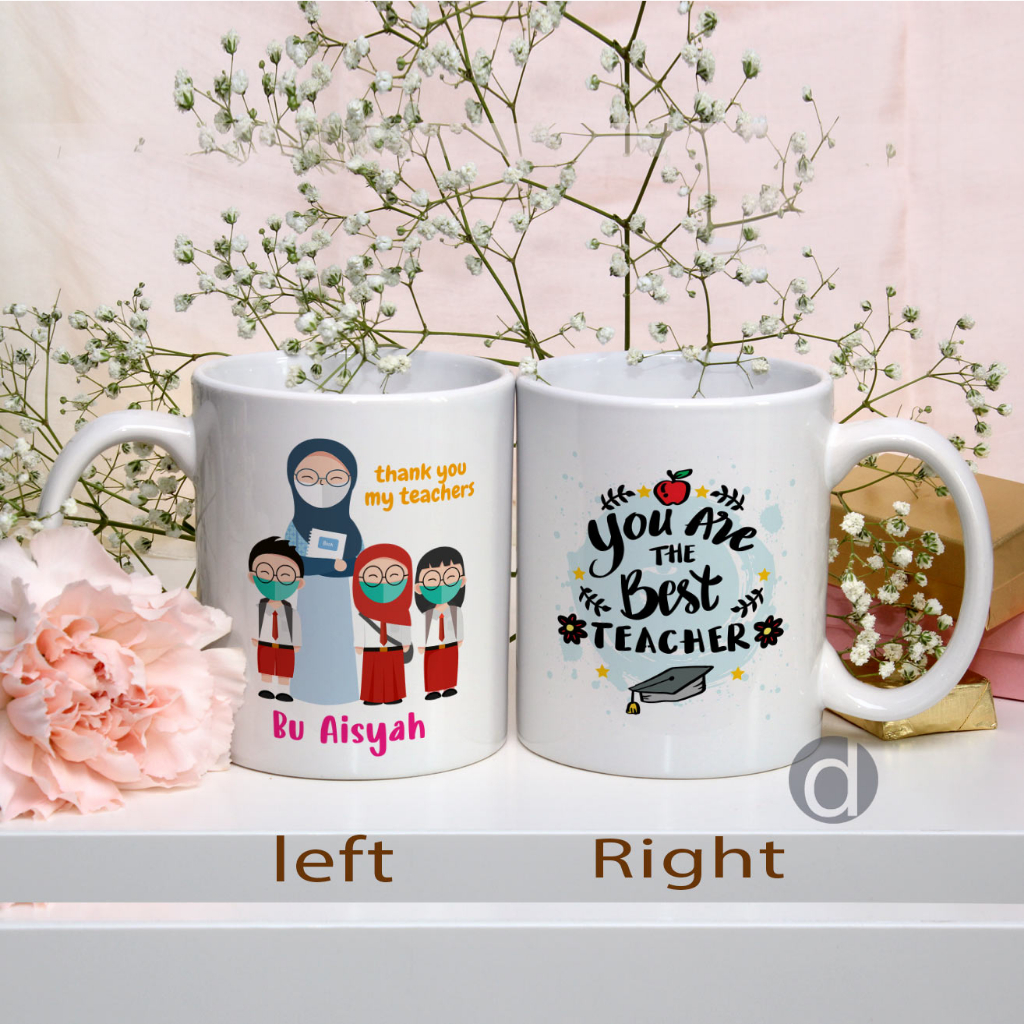 Mug Kado Untuk Guru - Mug Hadiah Ucapan Terima Kasih