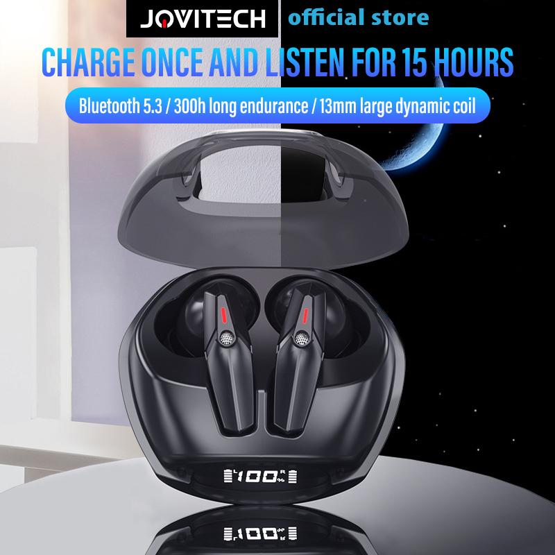 【COD】Jovitech J09 Bluetooth Earphone Low Latency Wireless Headphone With All Bluetooth Devices - T85