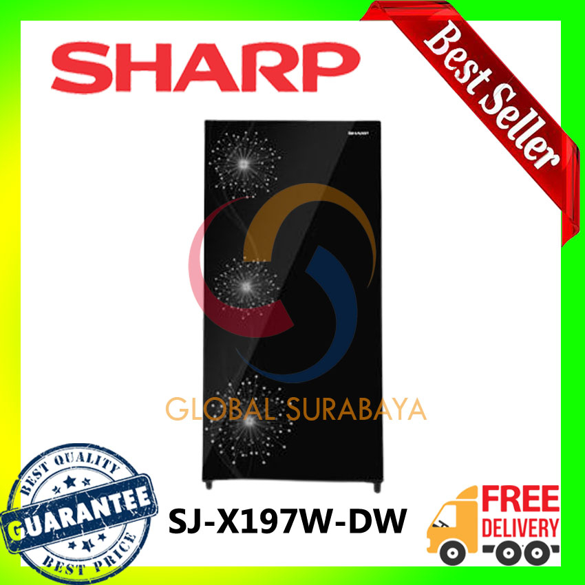 SHARP KULKAS SJ-X197W-DW - GARANSI RESMI