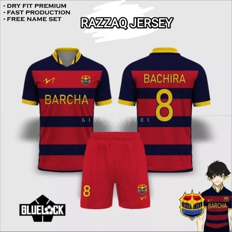 JERSEY ANIME BLUE LOCK BARCHA FULL PRINTING