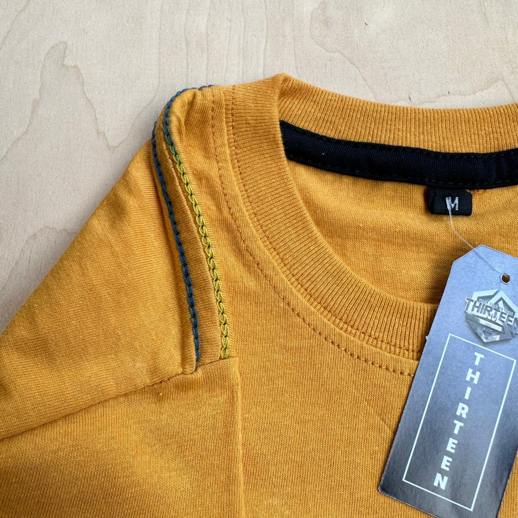 KAOS DISTRO ANAK THIRTEEN MUSTARD RE-LOAD / D.SHELTER