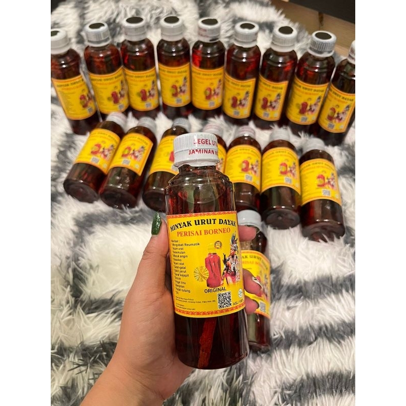 minyak urut dayak perisai borneo