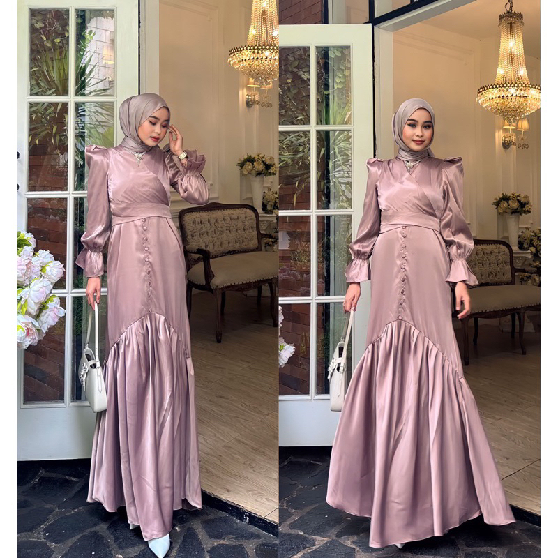 Natasha Dress Satin Premium