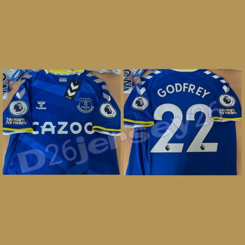 Jersey EvertonN_ Home 2021 / 2022 + Nameset + Patch
