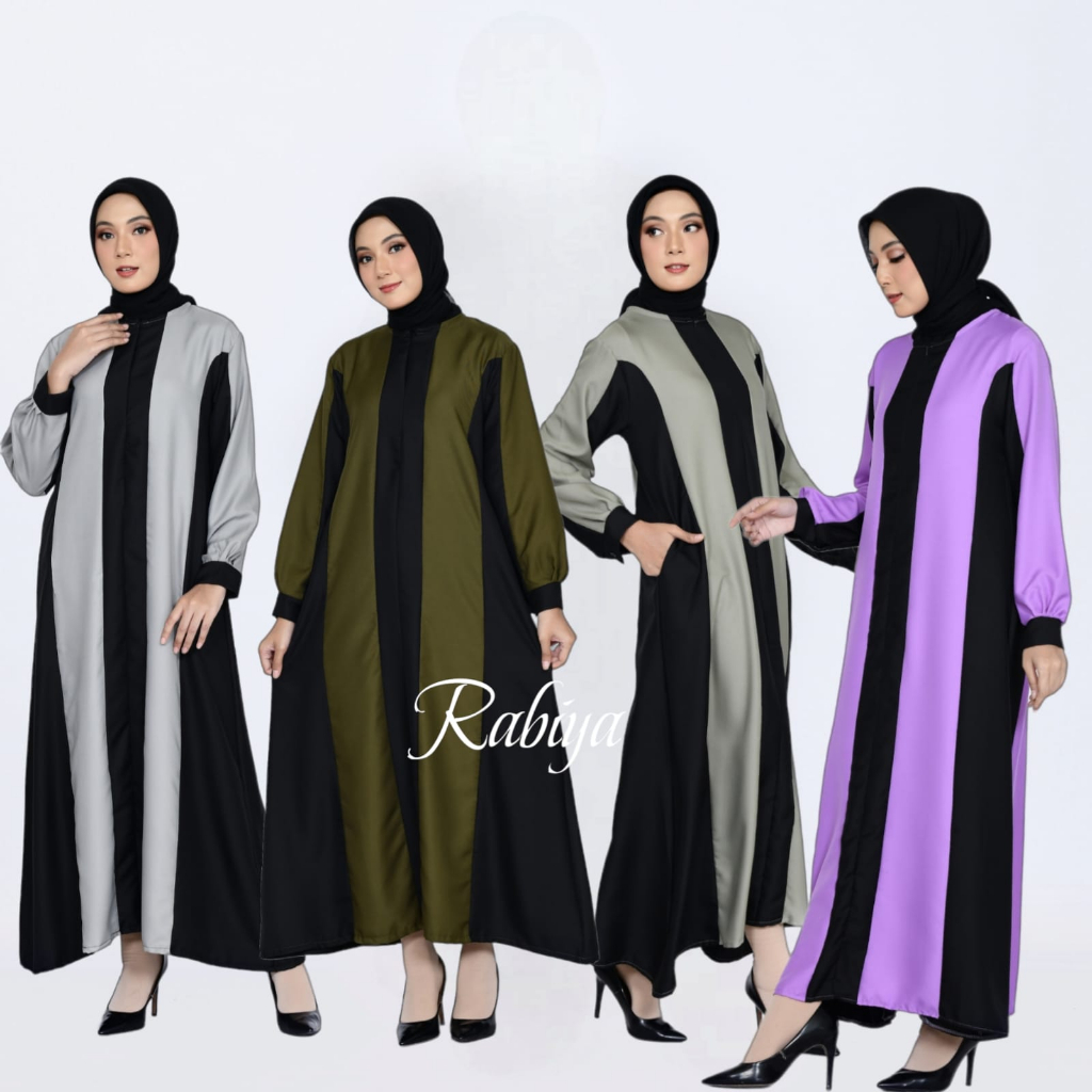 Gamis Jumbo Terbaru Baju Muslim Wanita Dress Gamis Busuhi Wudhu Frendy Kekinian Super Jumbo L XL XXL 3L 4L Lingkar Dada Up To 130 140
