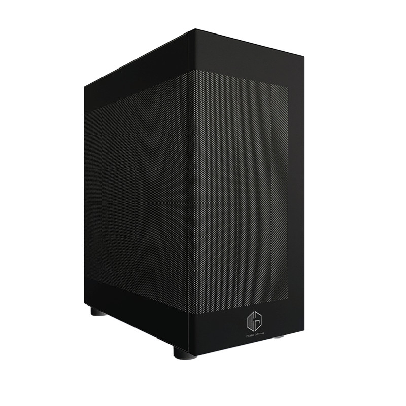 Casing CUBE GAMING PYFY BLACK - mATX - MESH - PSU COVER