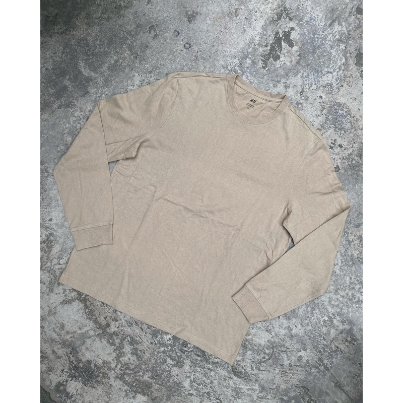 KAOS LENGAN PANJANG H&M 2nd BRAND ORIGINAL