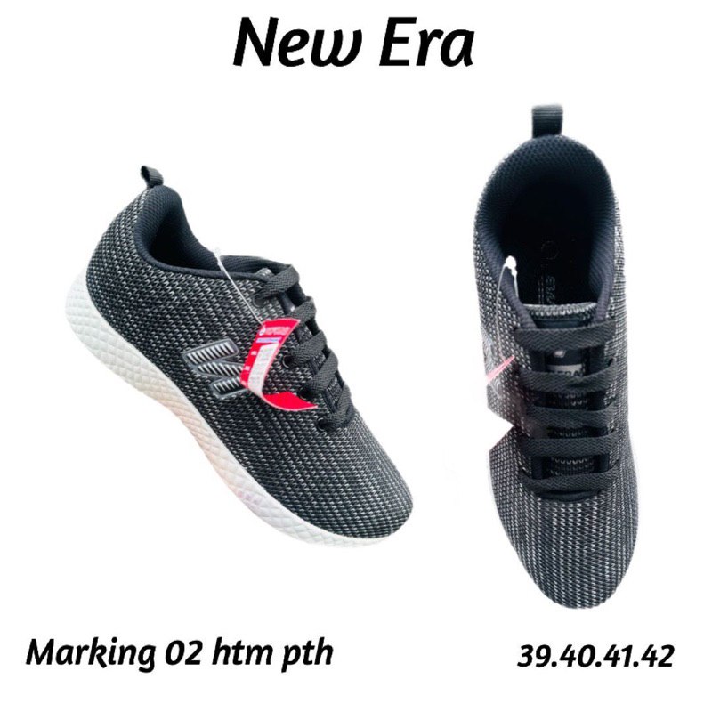 new era marking 02 hitam putih