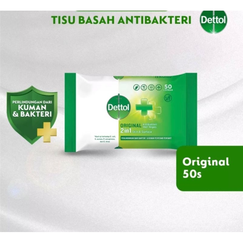 dettol tissu basah