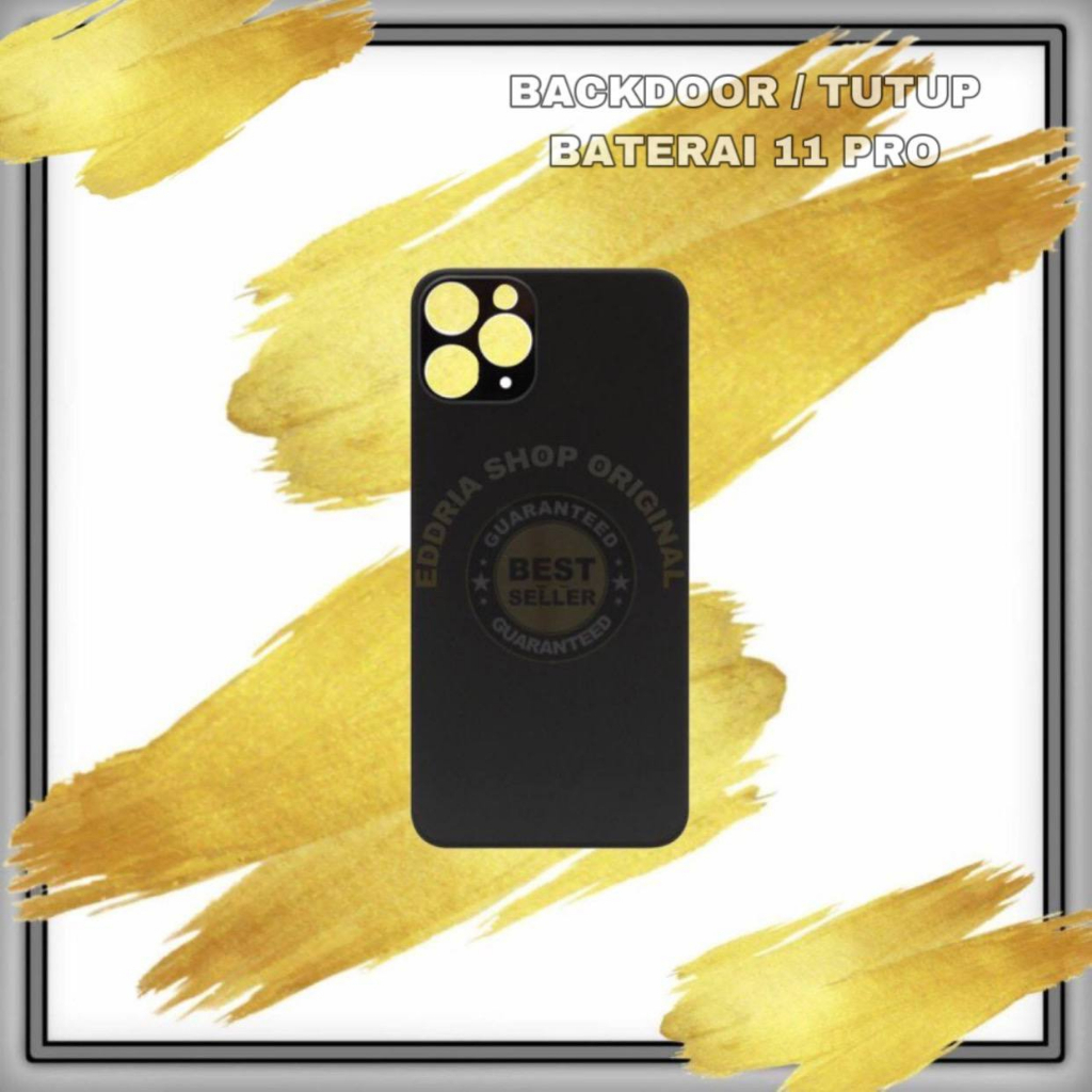 BACKDOOR / TUTUP BATERAI / BACK COVER  / BACK GLASS 11 PRO ORIGINAL NEW