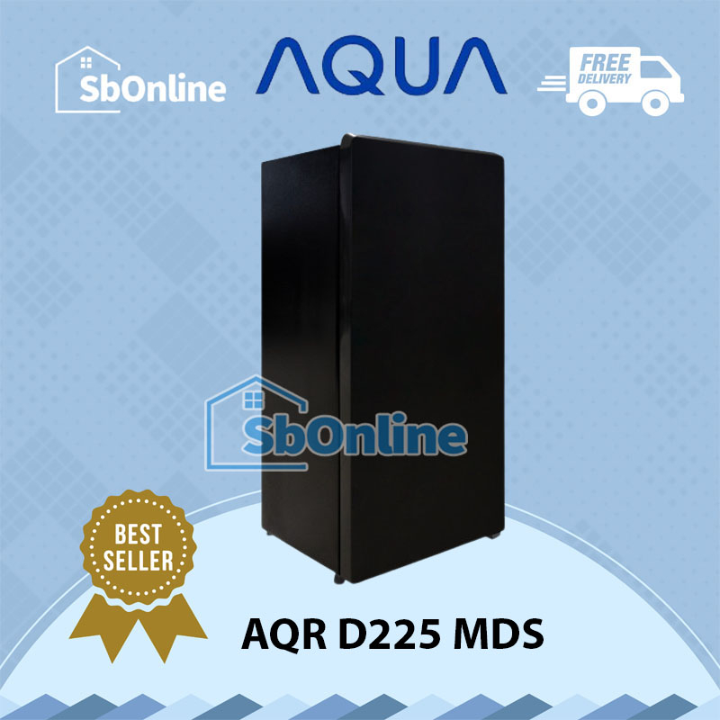 AQUA Kulkas 1 pintu AQR D225 MDS / AQR-D225MDS 180L