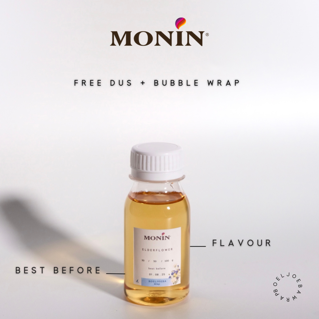 Monin Elderflower Syrup Repack [30, 50, 100] g